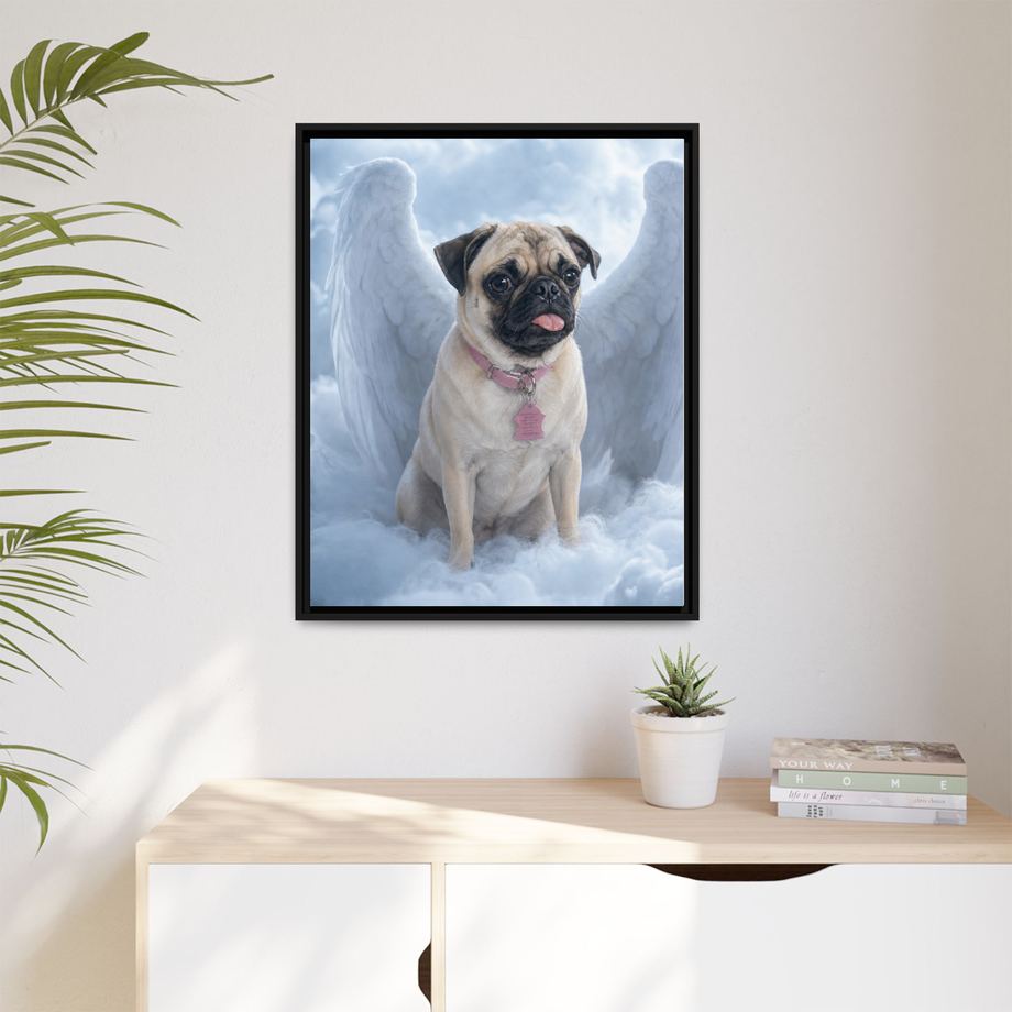 Framed 24x30 Black context