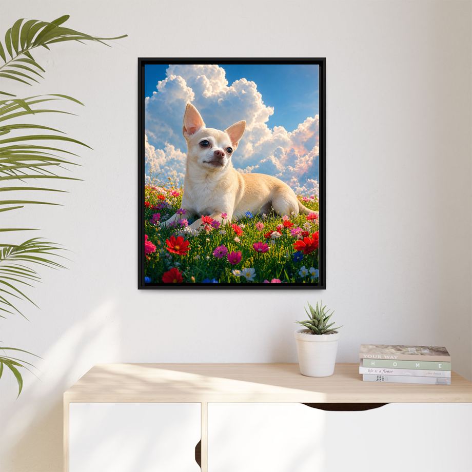 Framed 24x30 Black context