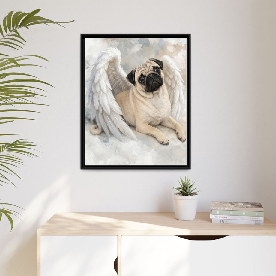 Framed 24x30 Black context