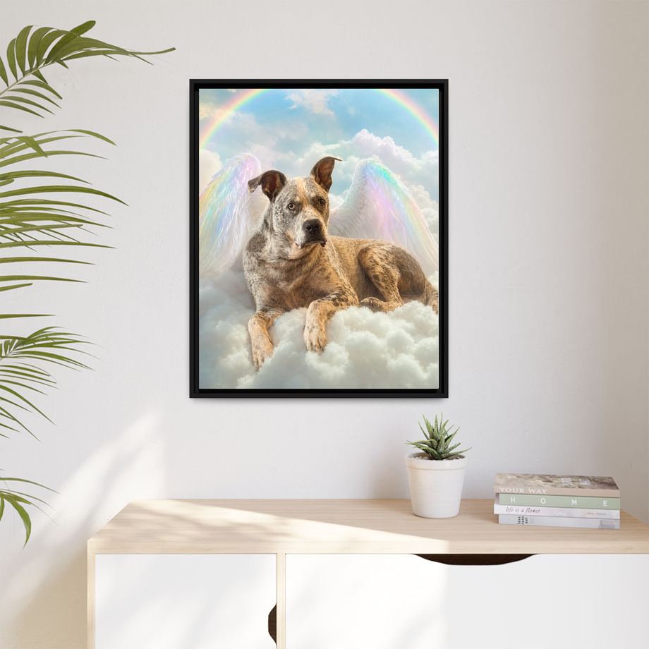 Framed 24x30 Black context