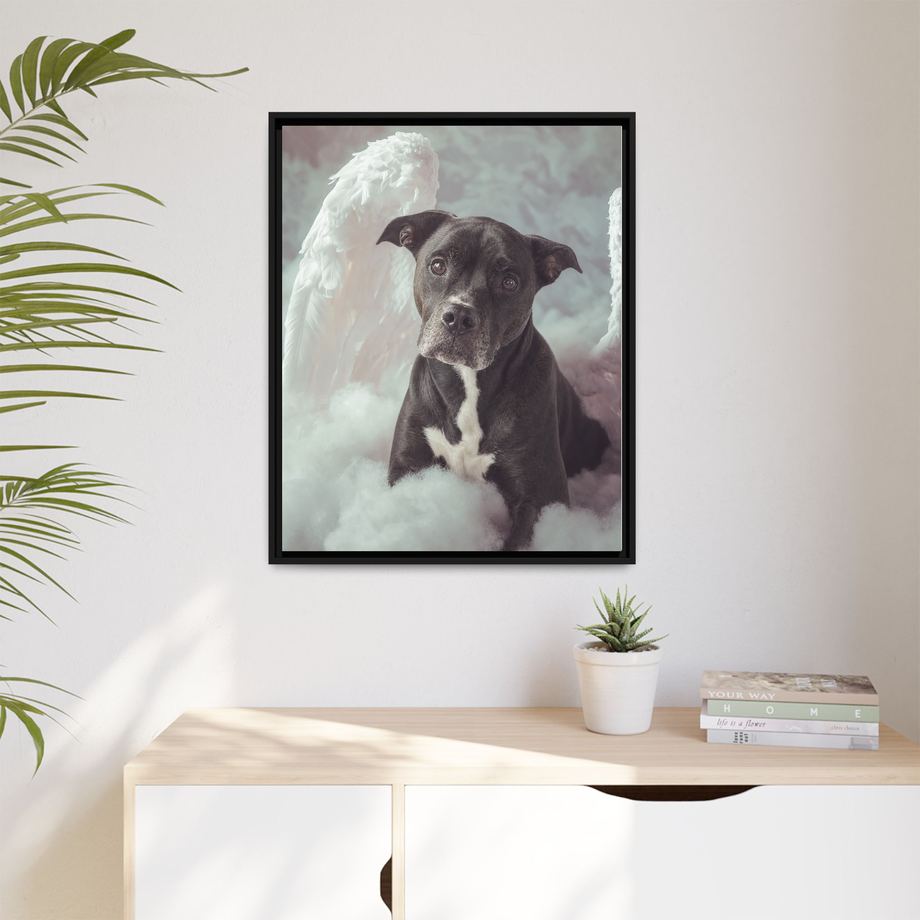 Framed 24x30 Black context