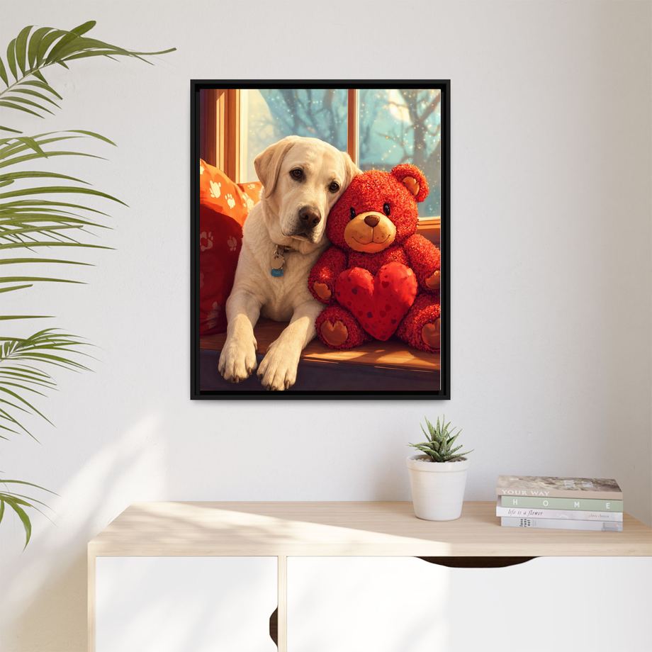Framed 24x30 Black context