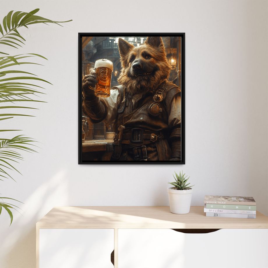 Framed 24x30 Black context