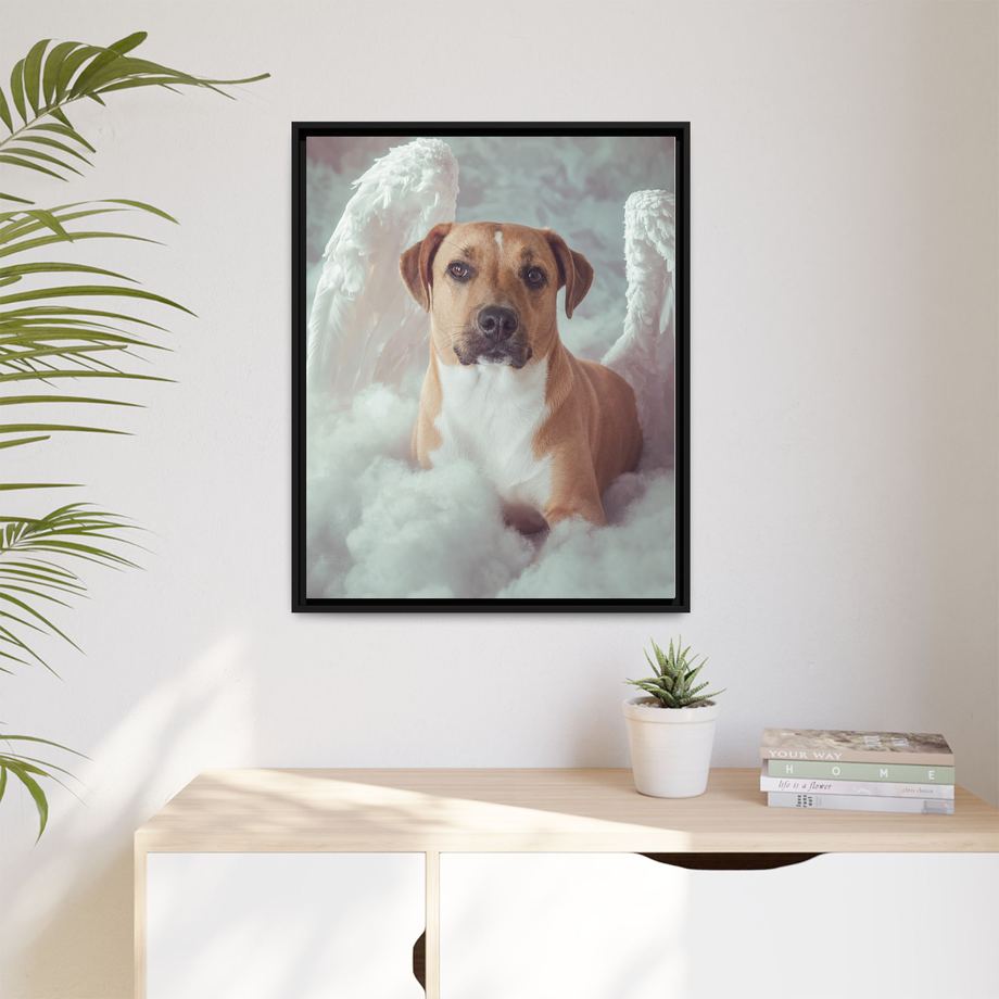Framed 24x30 Black context