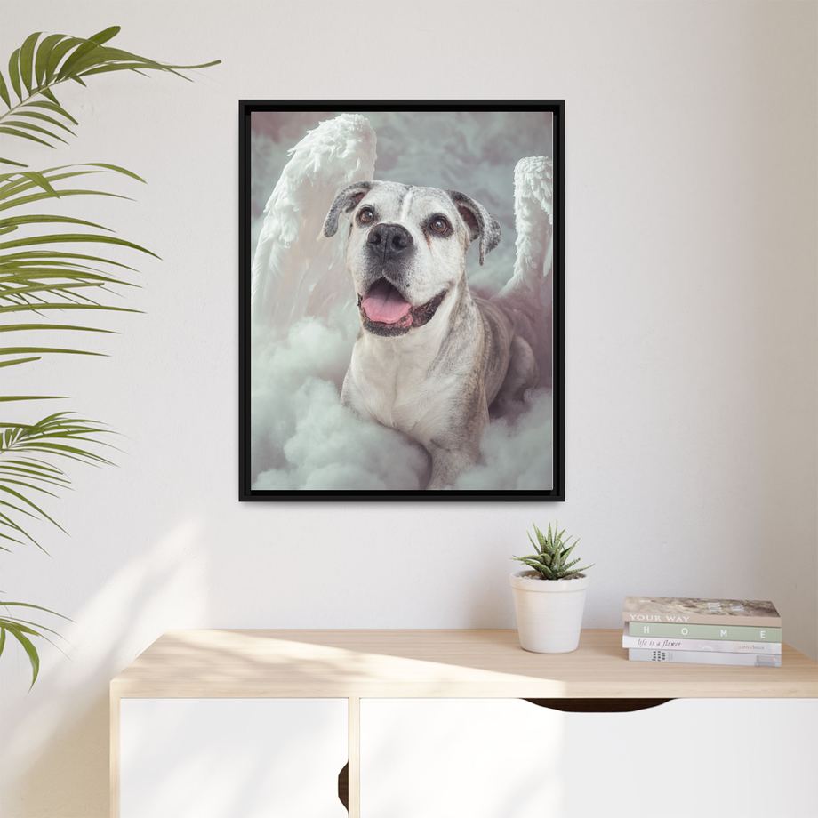 Framed 24x30 Black context