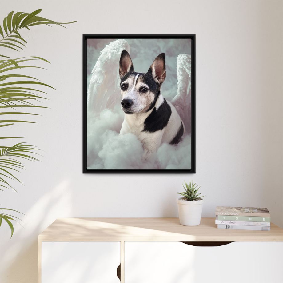 Framed 24x30 Black context