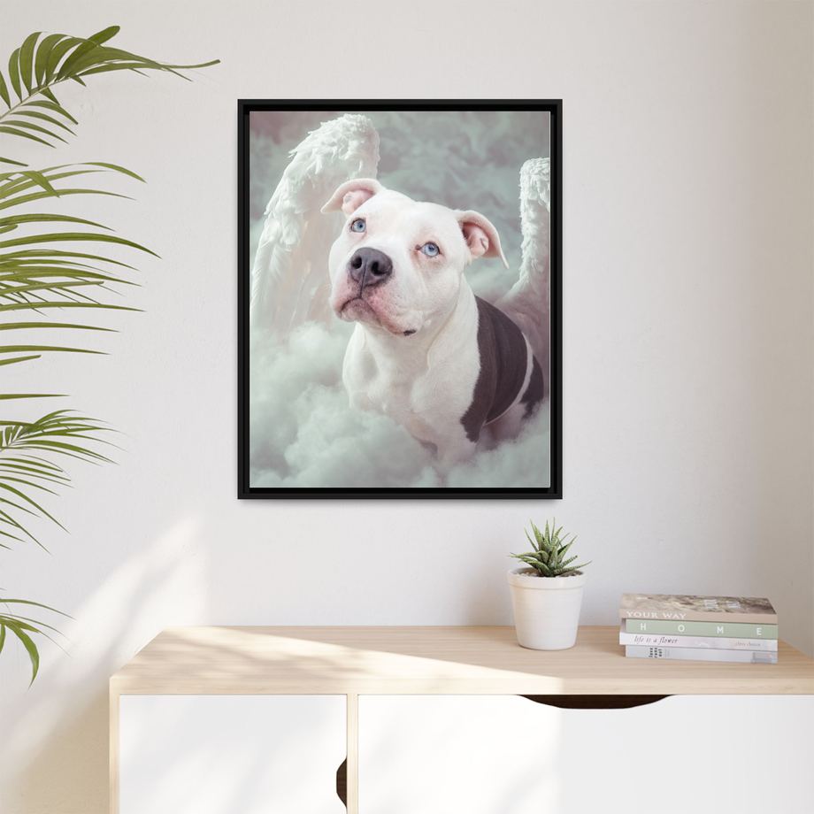 Framed 24x30 Black context