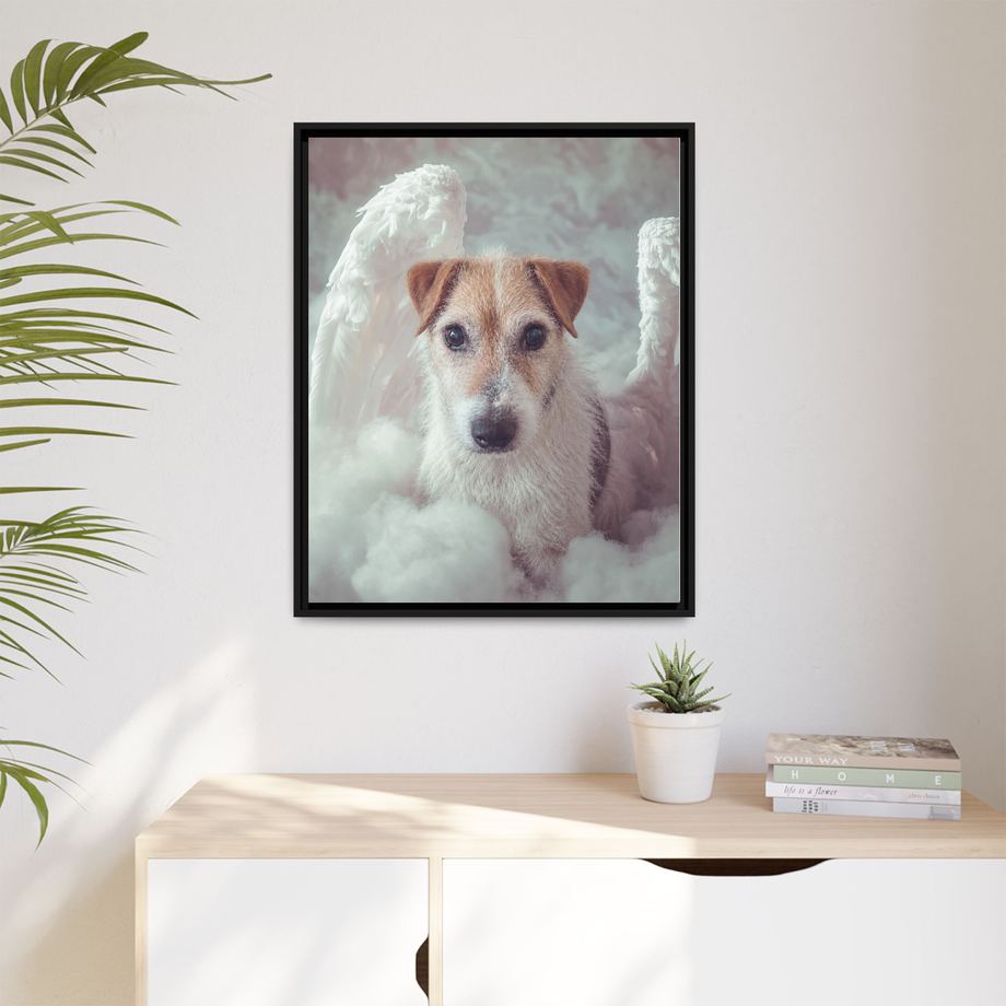 Framed 24x30 Black context