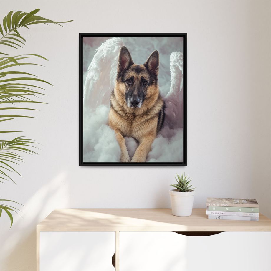 Framed 24x30 Black context