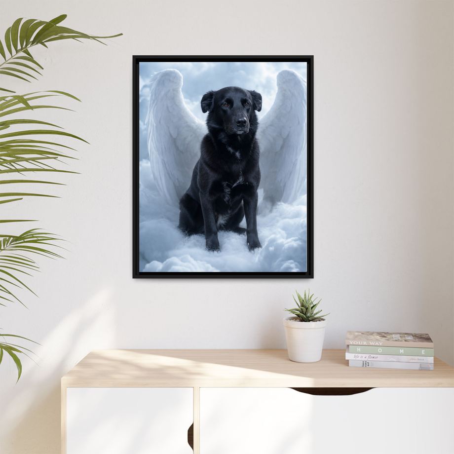 Framed 24x30 Black context
