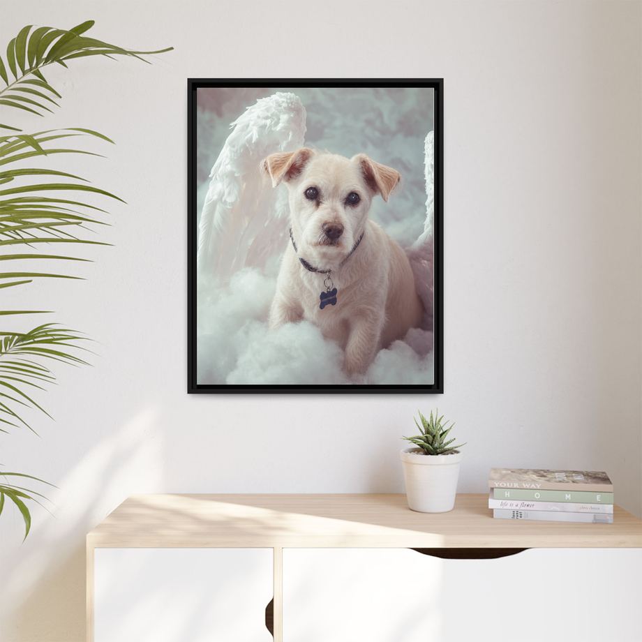 Framed 24x30 Black context