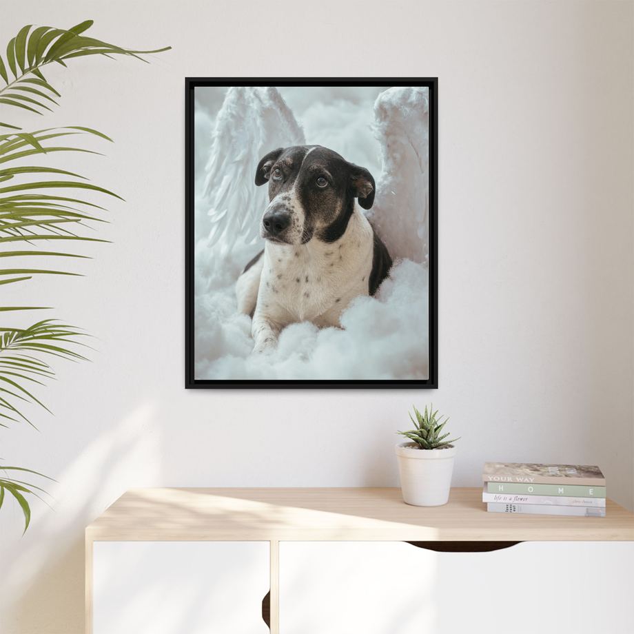 Framed 24x30 Black context
