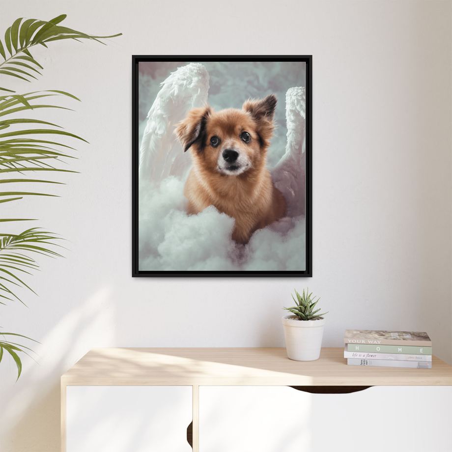 Framed 24x30 Black context