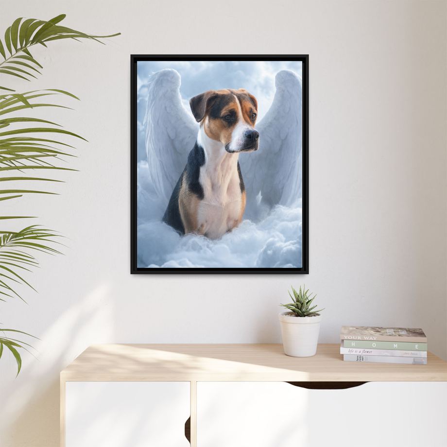 Framed 24x30 Black context