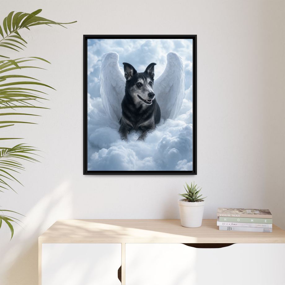 Framed 24x30 Black context