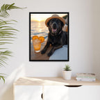 Framed 24x30 Black context