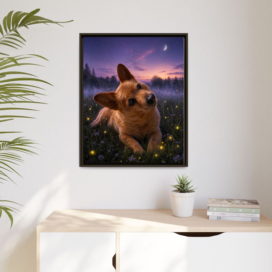 Framed 24x30 Espresso context