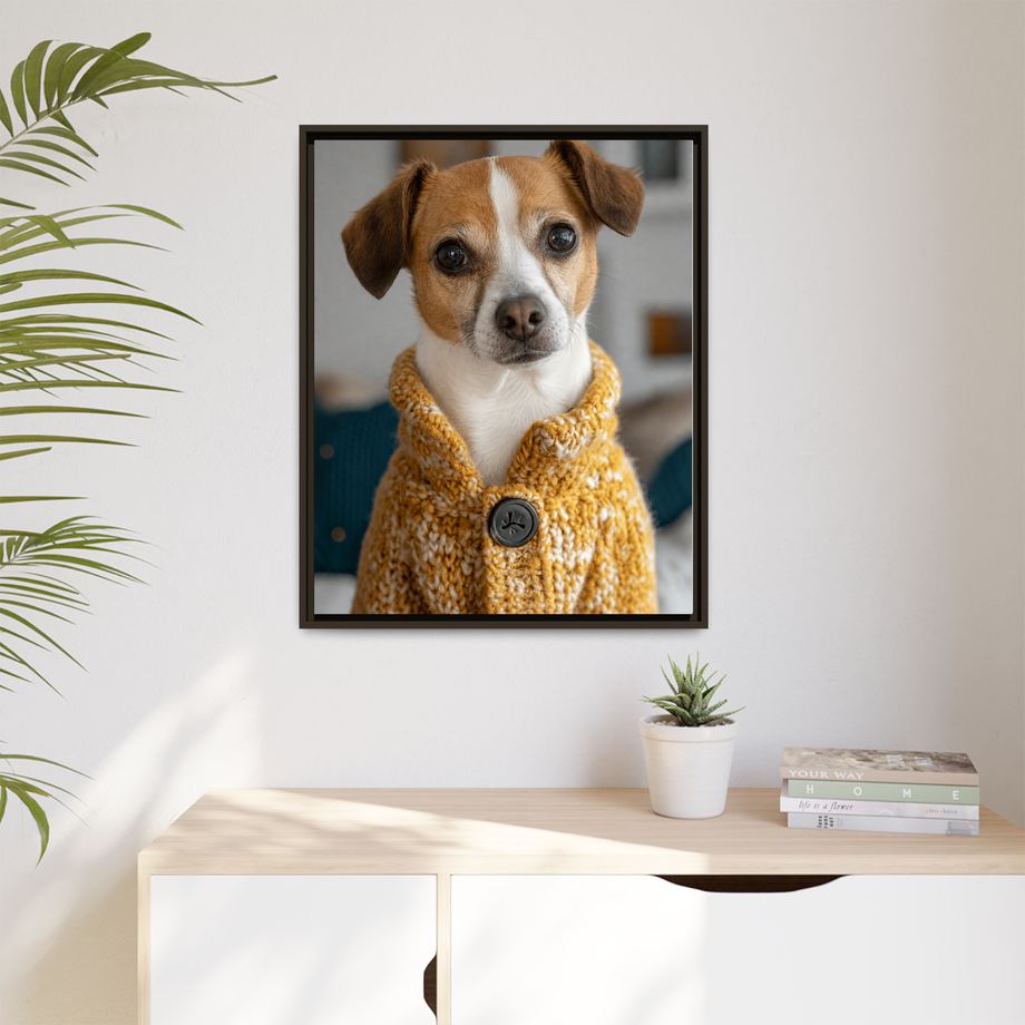 Framed 24x30 Espresso context