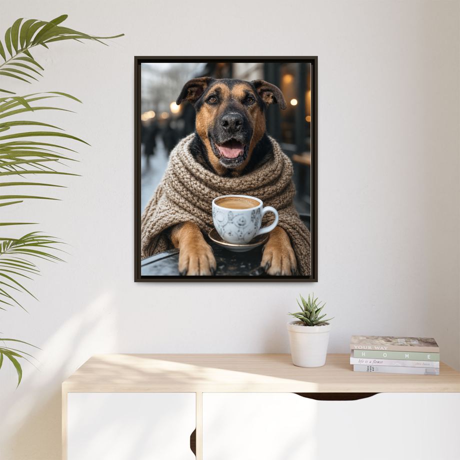 Framed 24x30 Espresso context