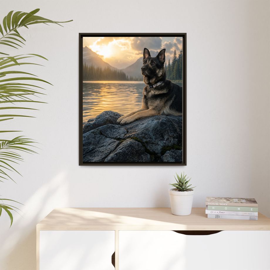 Framed 24x30 Espresso context