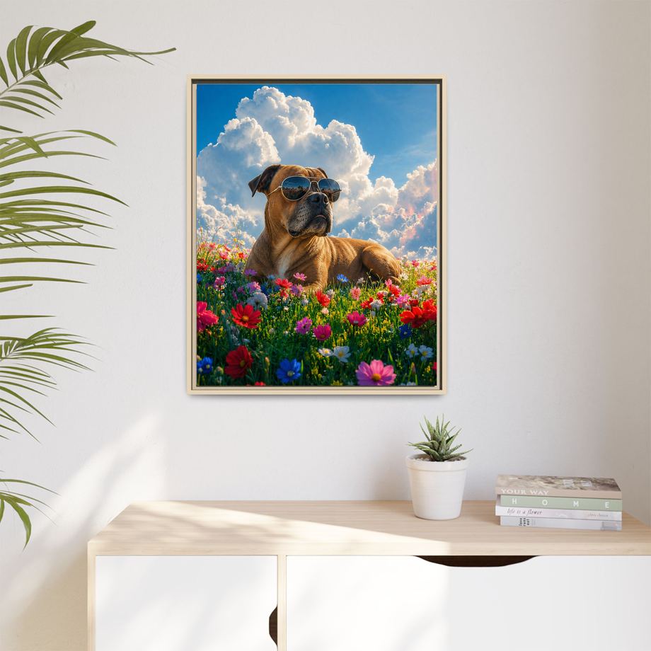Framed 24x30 Natural context