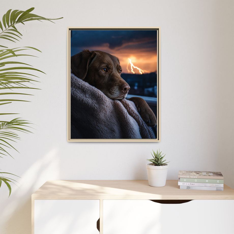 Framed 24x30 Natural context