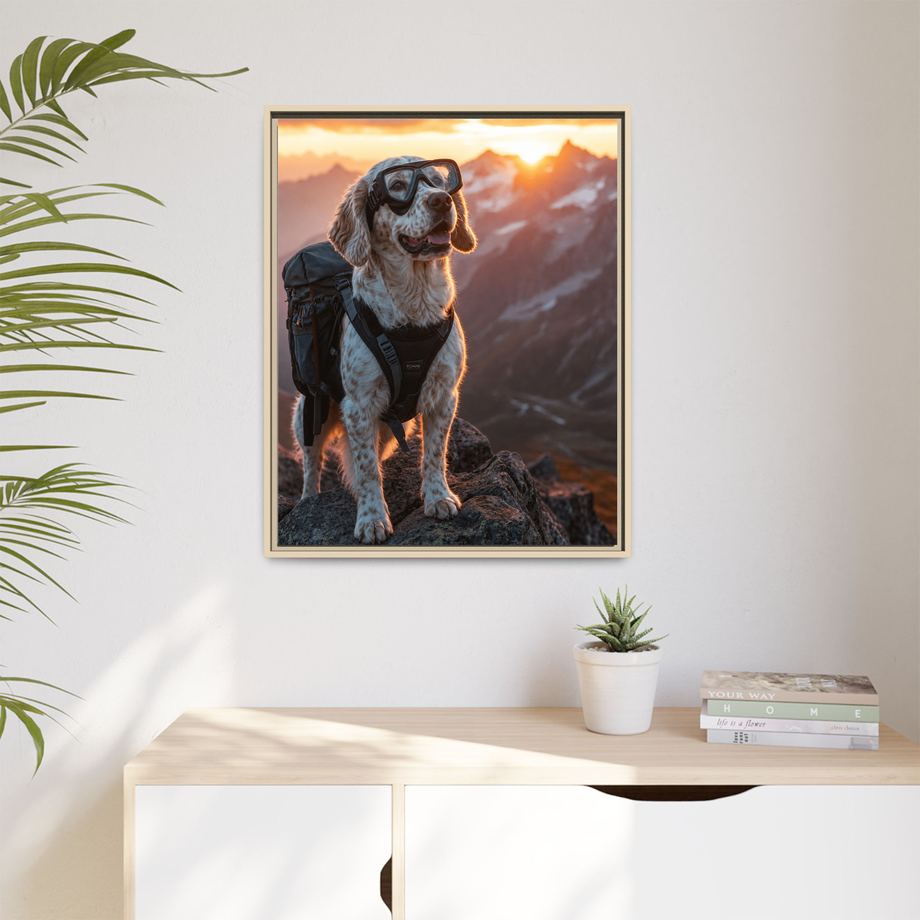 Framed 24x30 Natural context