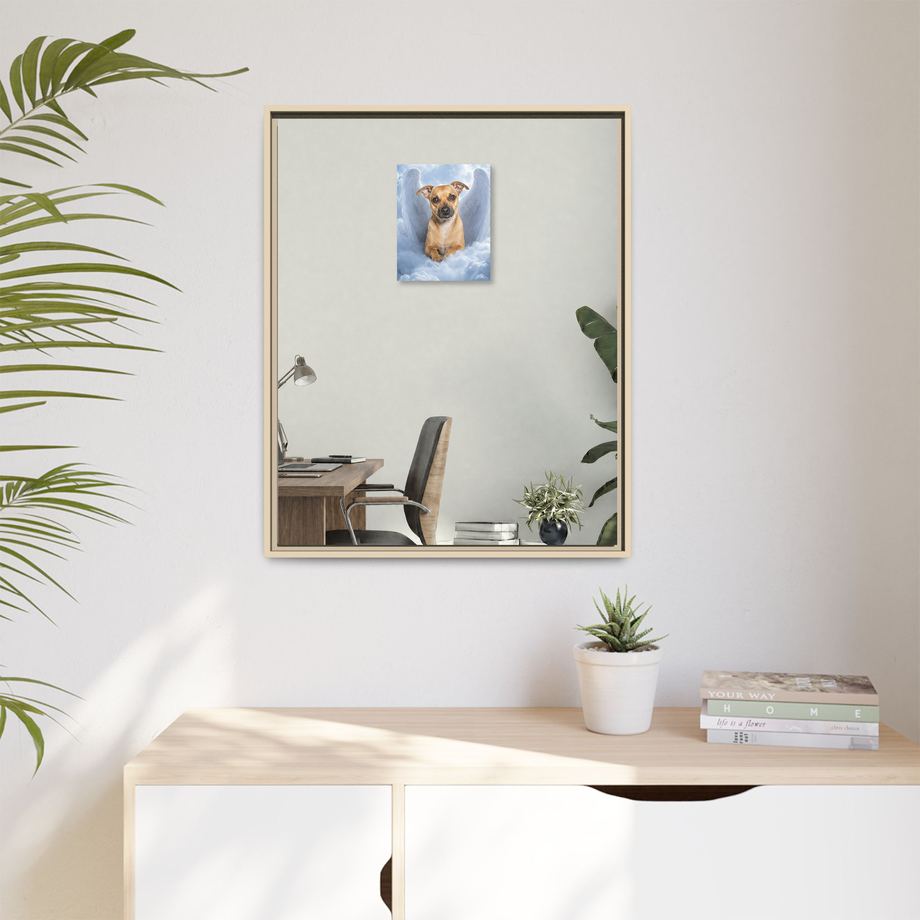 Framed 24x30 Natural context