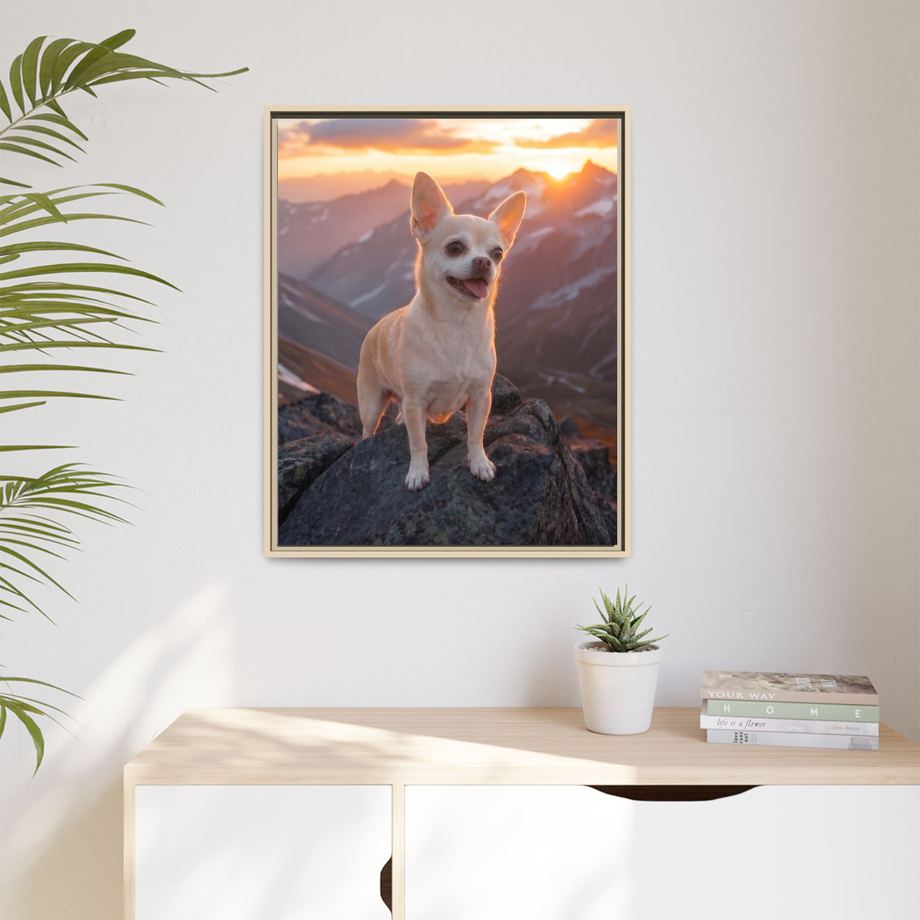 Framed 24x30 Natural context