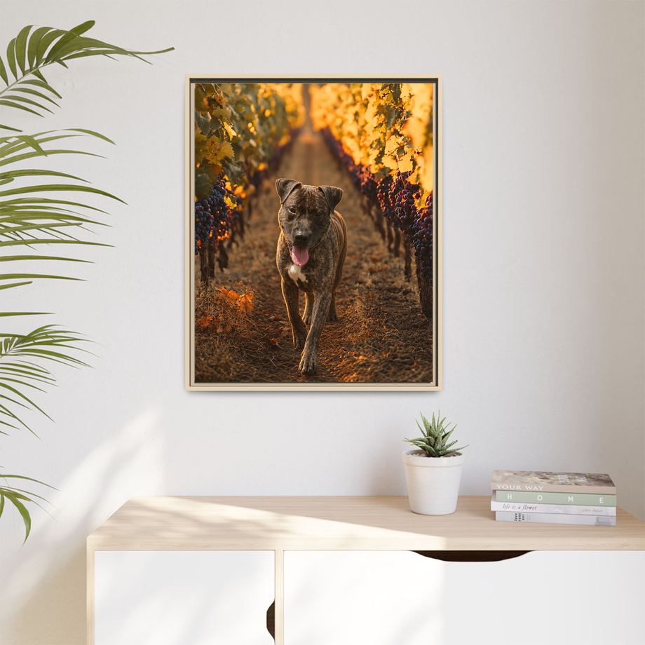 Framed 24x30 Natural context