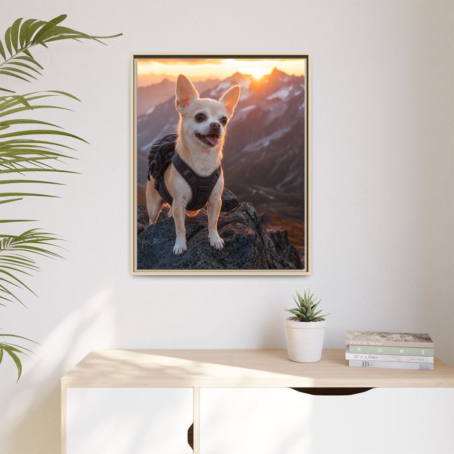 Framed 24x30 Natural context