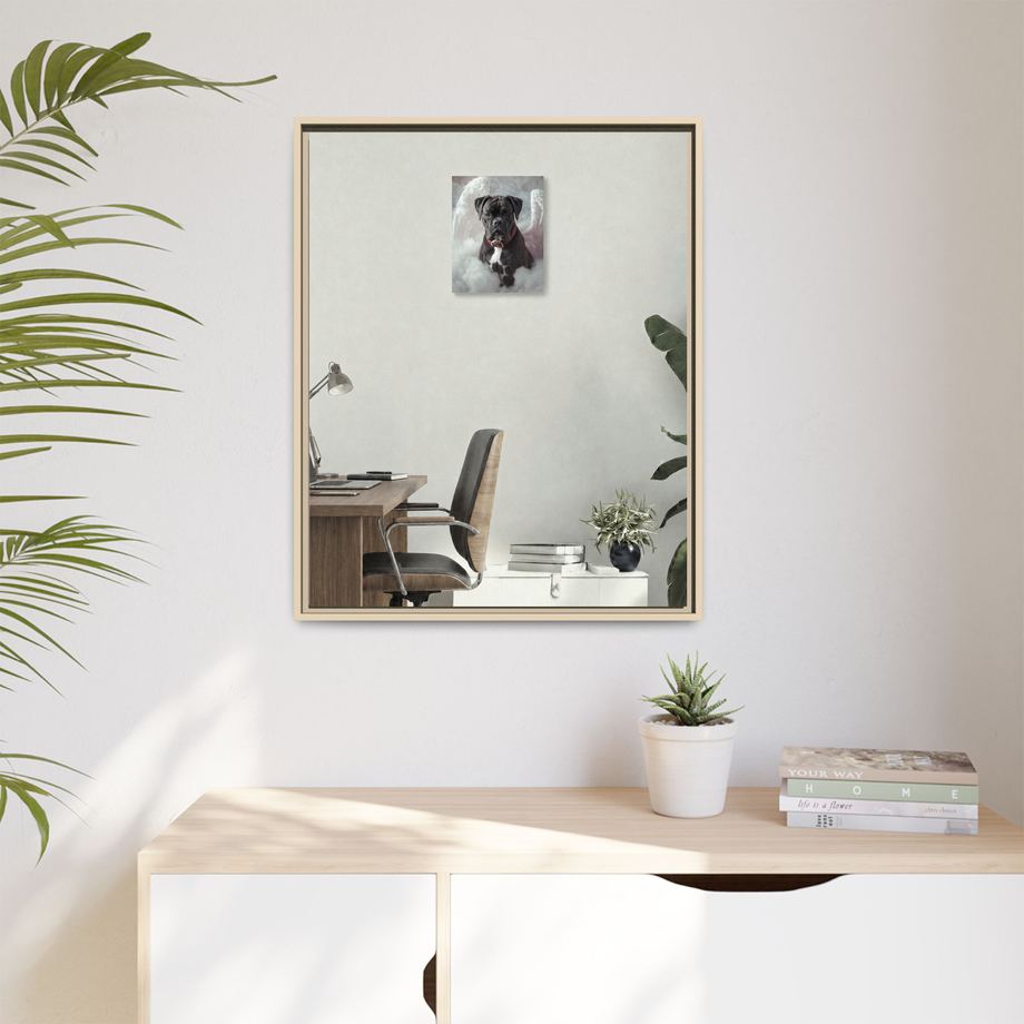 Framed 24x30 Natural context