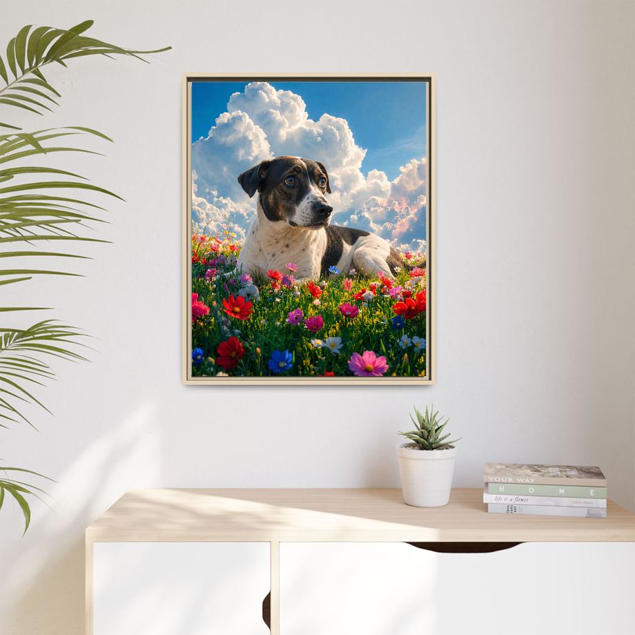 Framed 24x30 Natural context