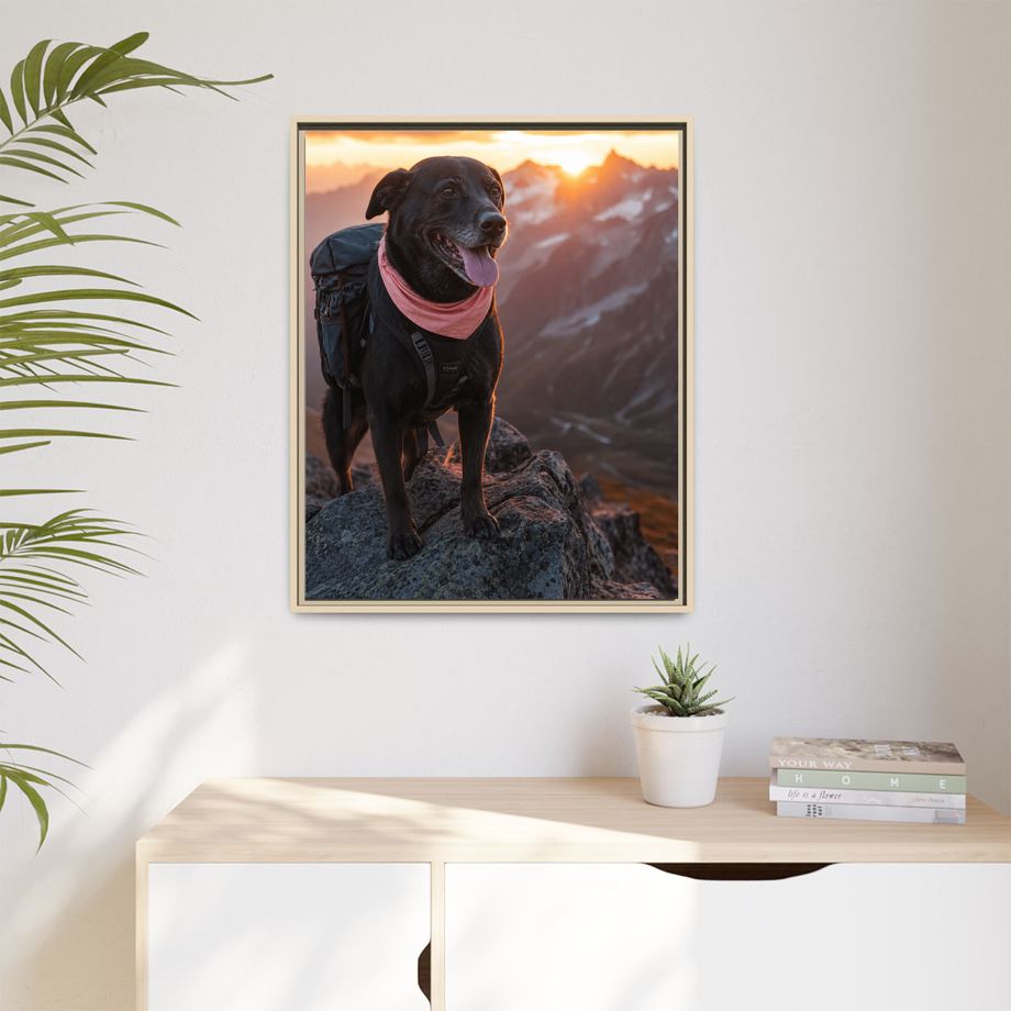 Framed 24x30 Natural context