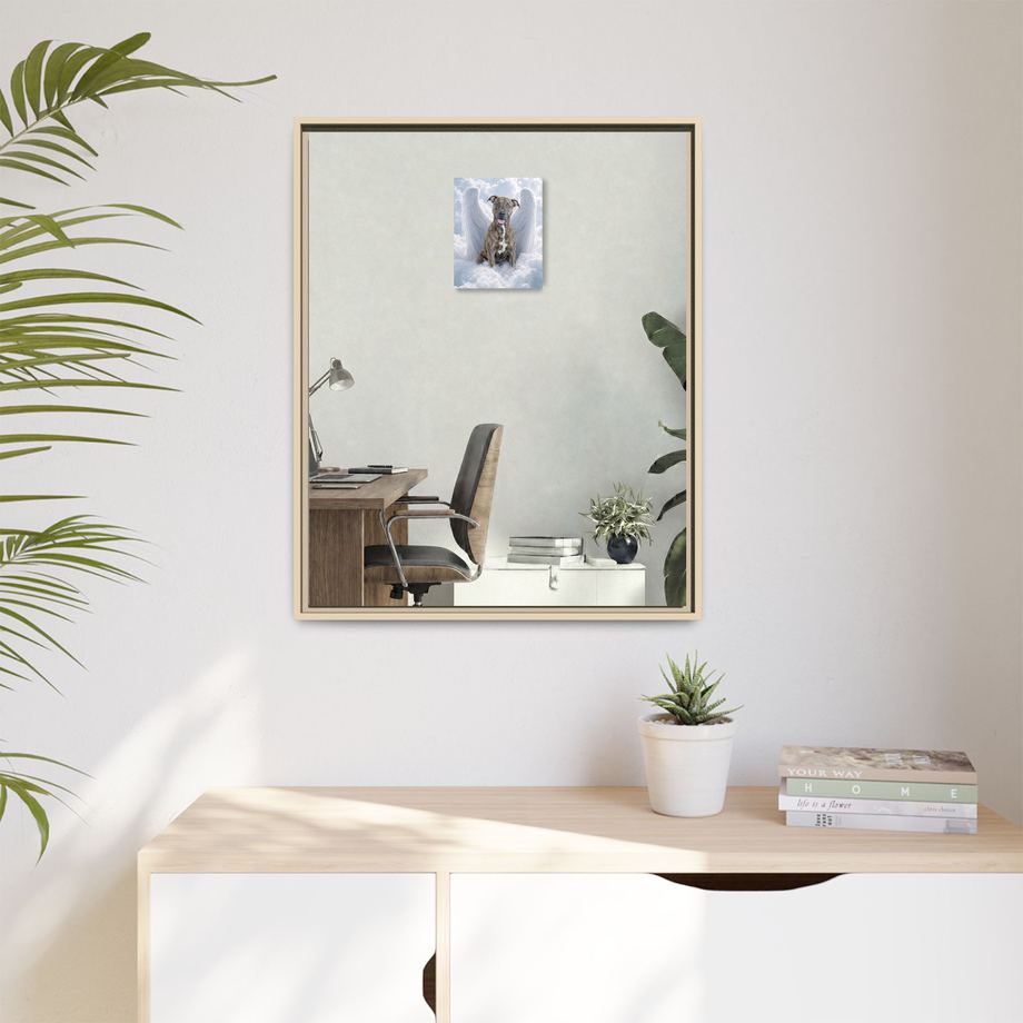 Framed 24x30 Natural context