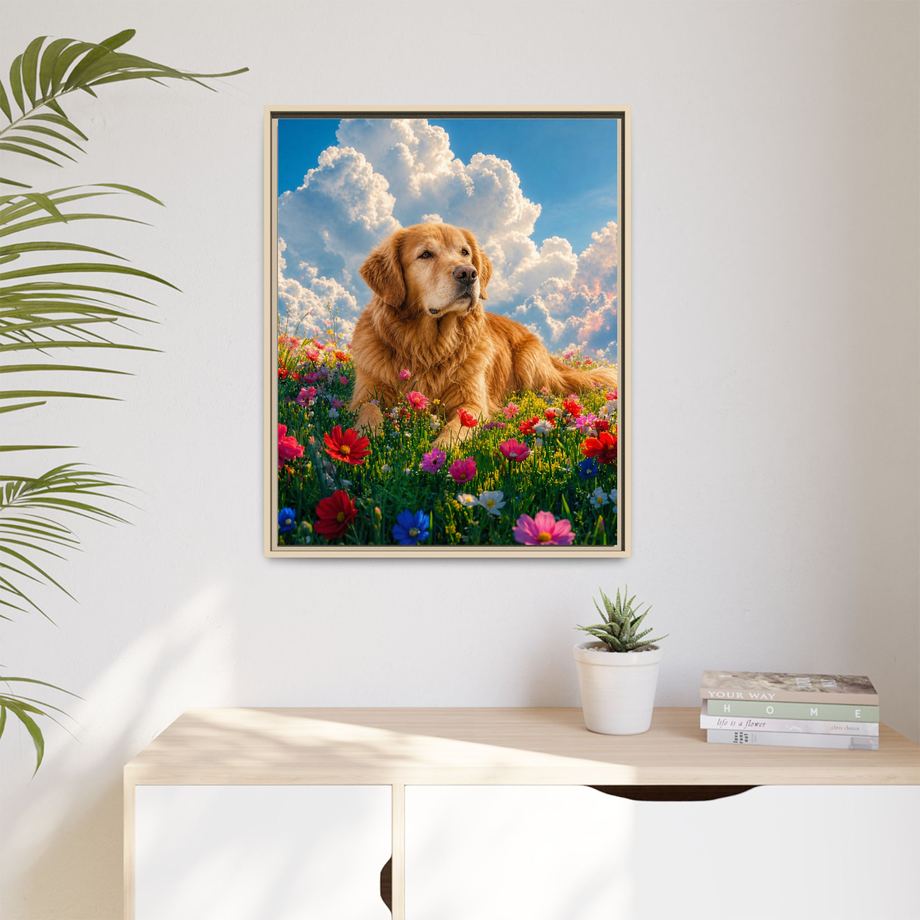 Framed 24x30 Natural context