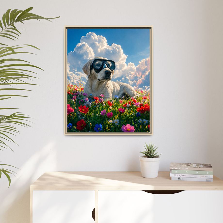 Framed 24x30 Natural context