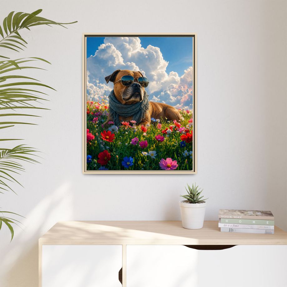 Framed 24x30 Natural context