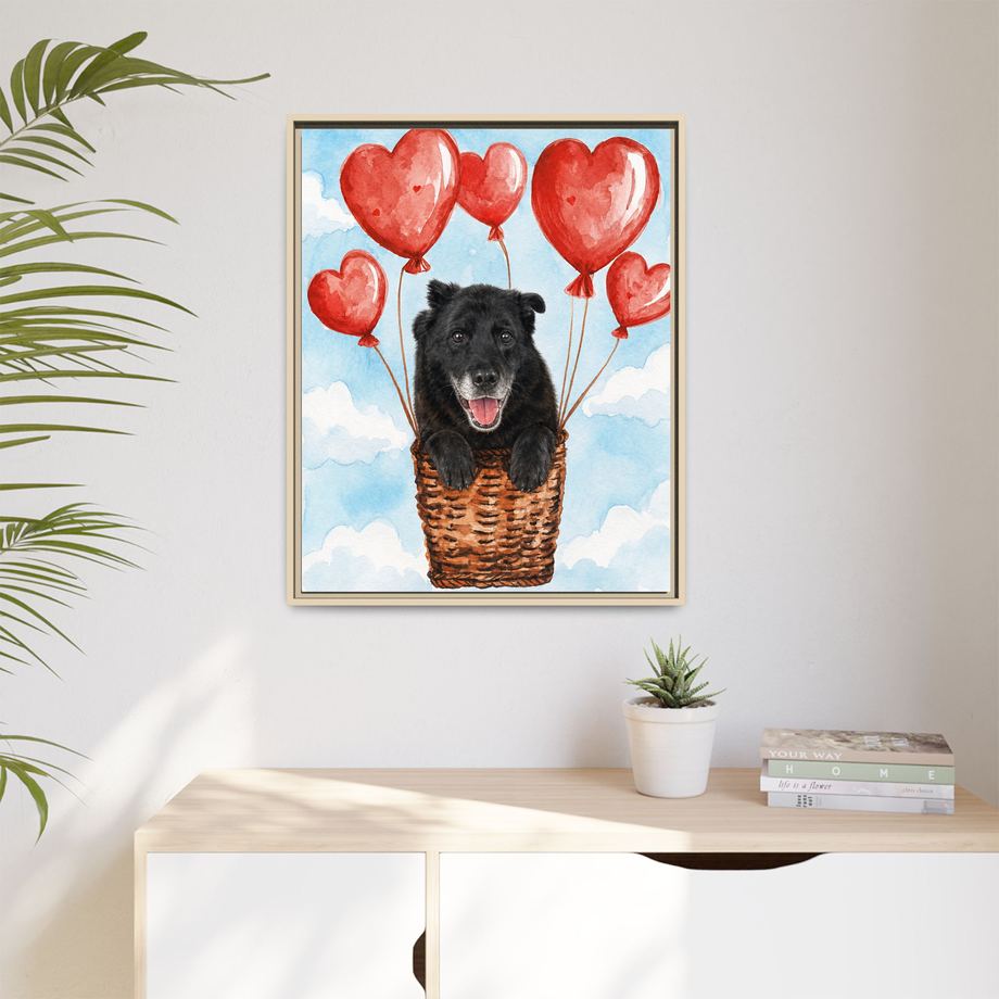 Framed 24x30 Natural context
