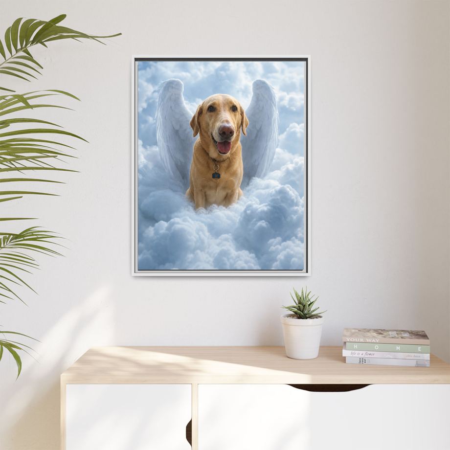 Framed 24x30 White context