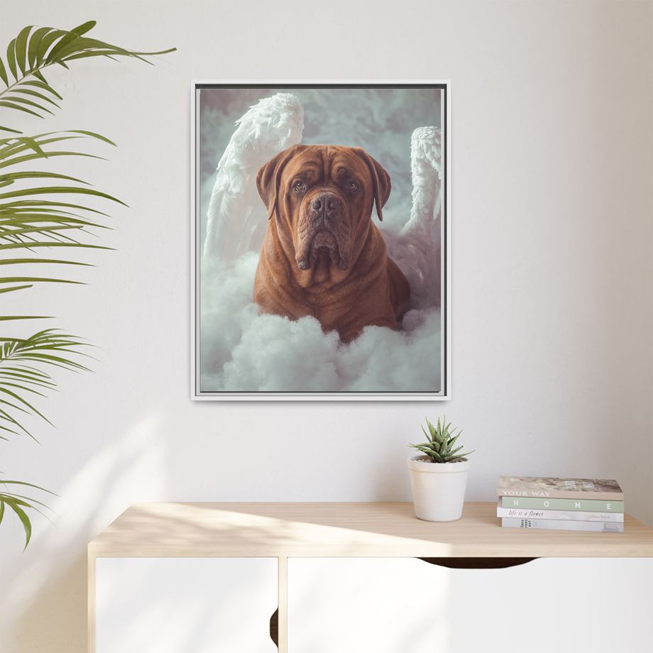 Framed 24x30 White context