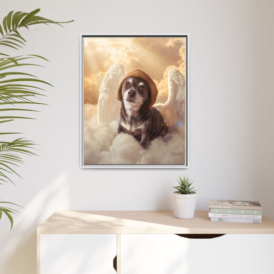 Framed 24x30 White context
