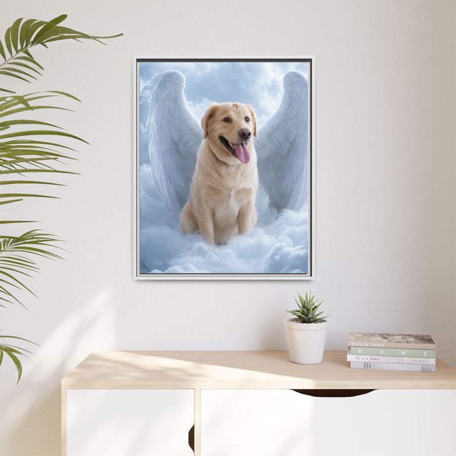 Framed 24x30 White context