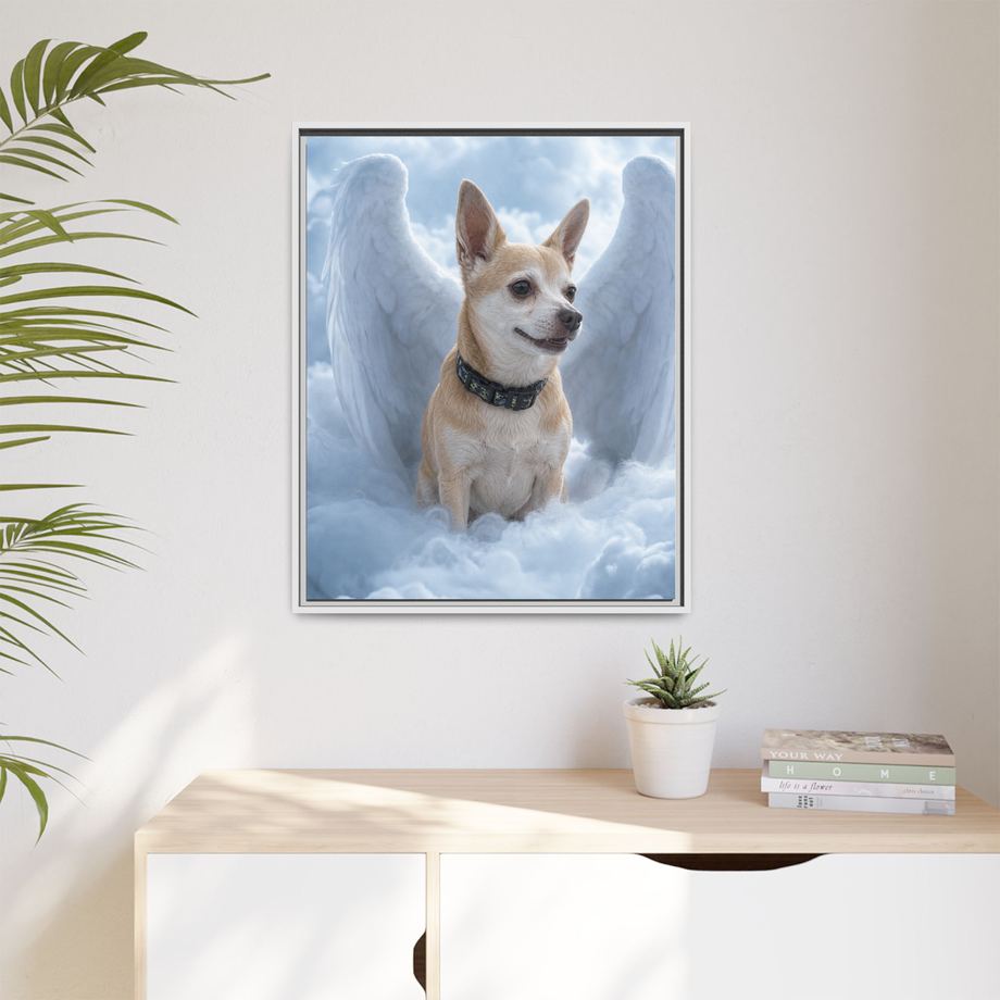 Framed 24x30 White context