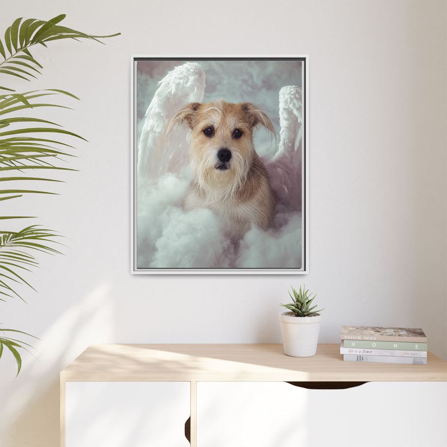 Framed 24x30 White context