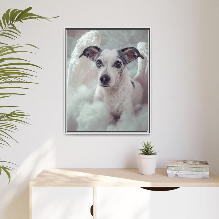 Framed 24x30 White context