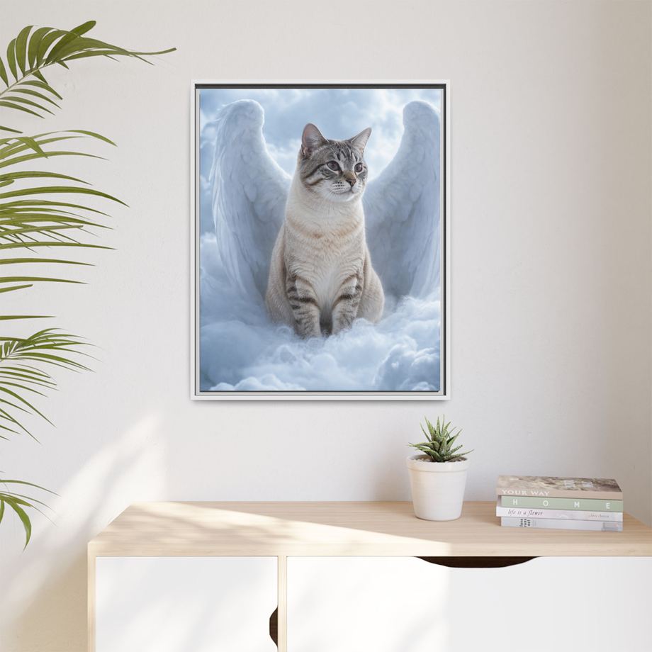 Framed 24x30 White context