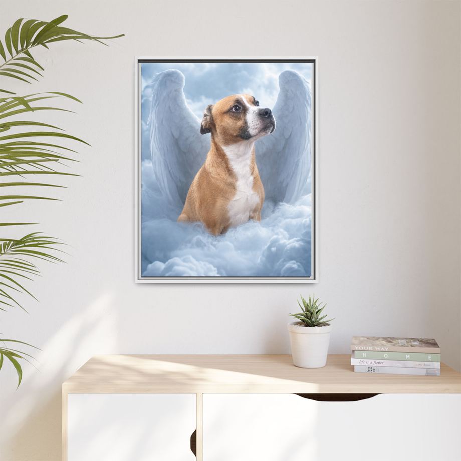 Framed 24x30 White context