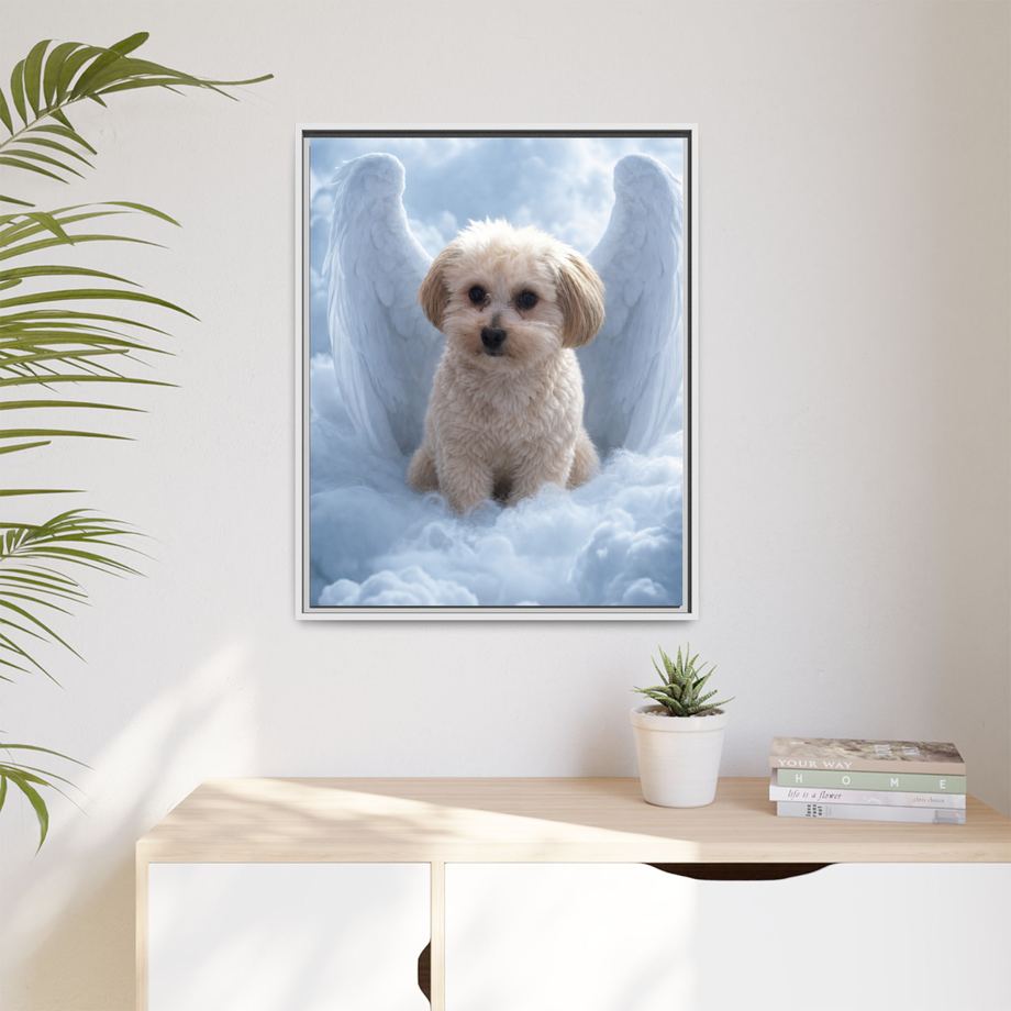 Framed 24x30 White context