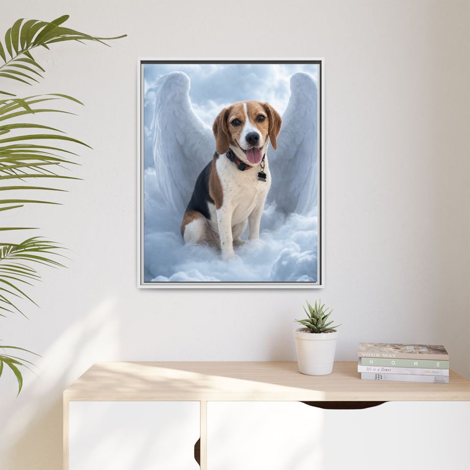 Framed 24x30 White context